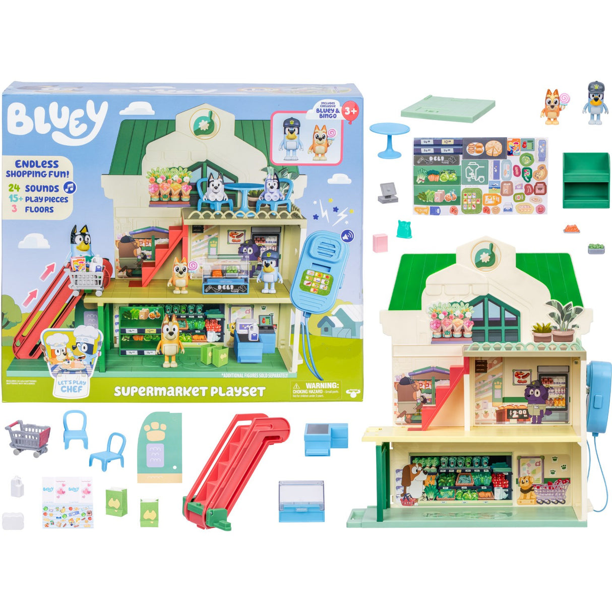 Bluey Supermarked Playset