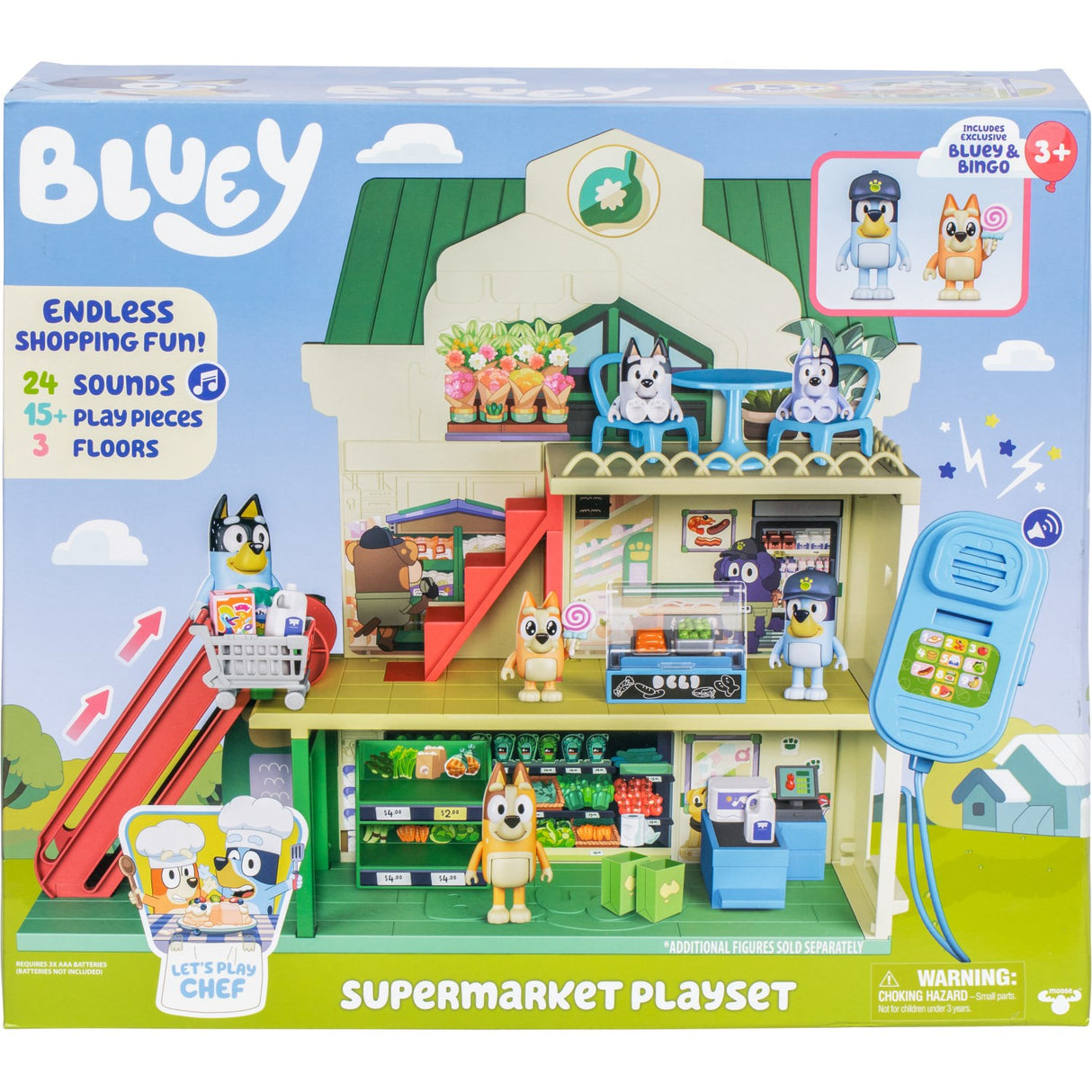 Bluey Supermarked Playset