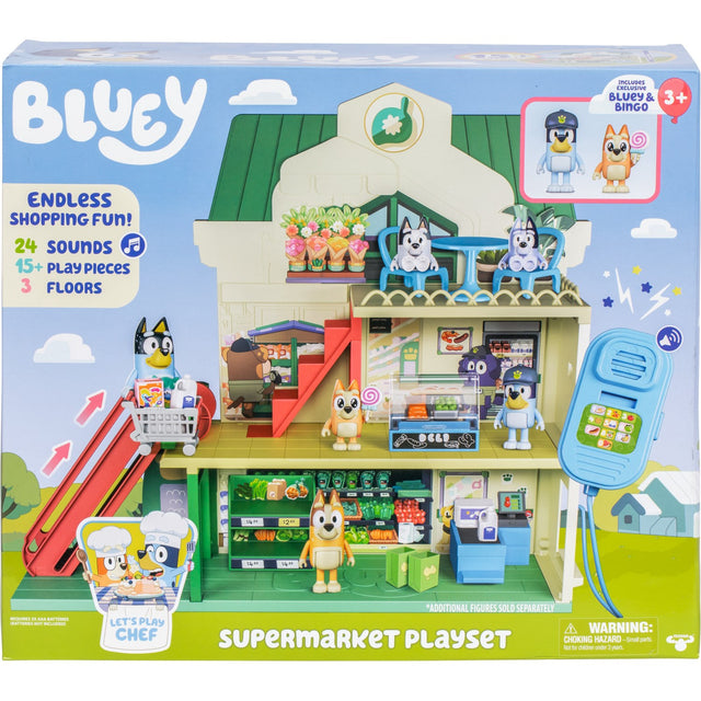Bluey Supermarked Playset