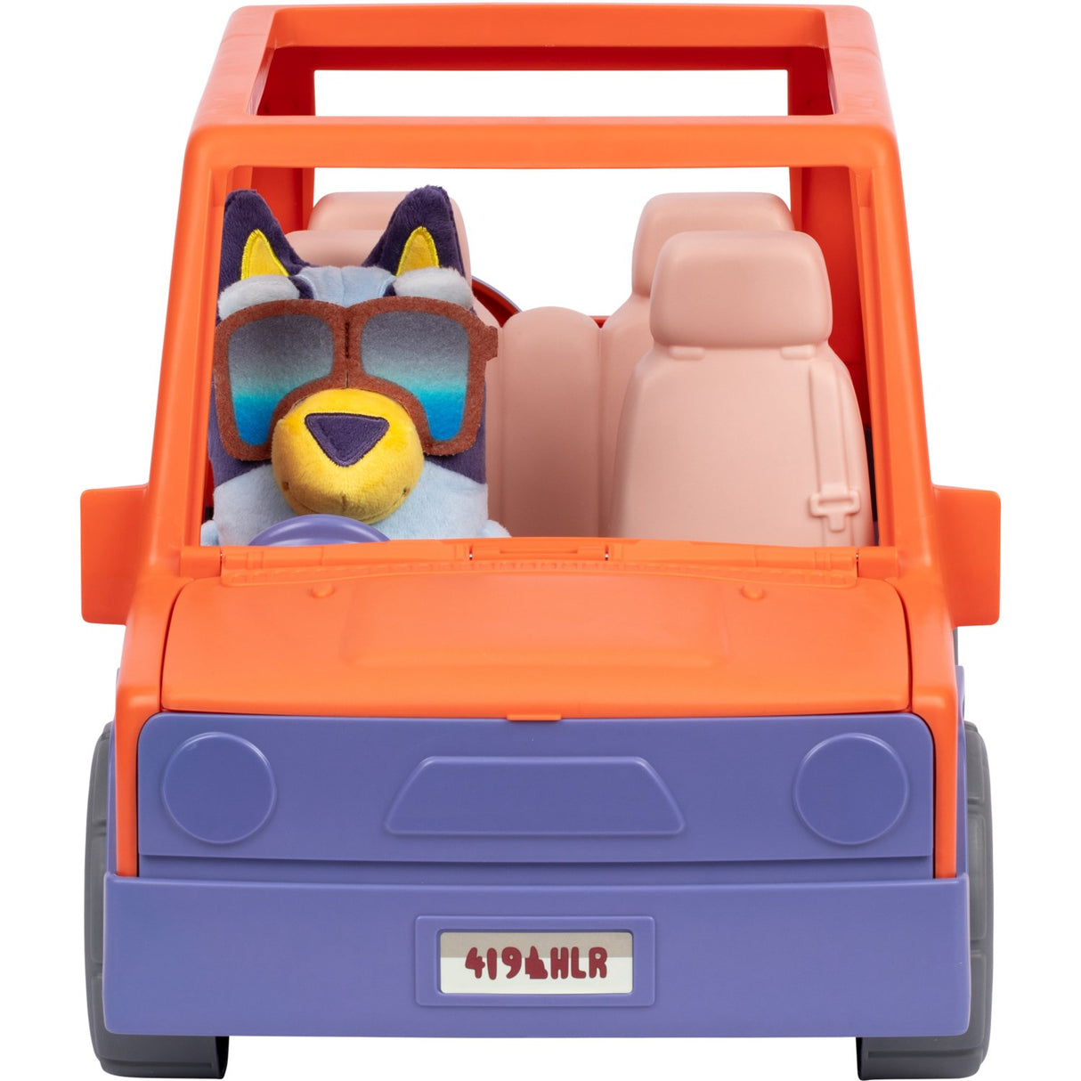Bluey Big Heeler Bil 4WD Med Bamse