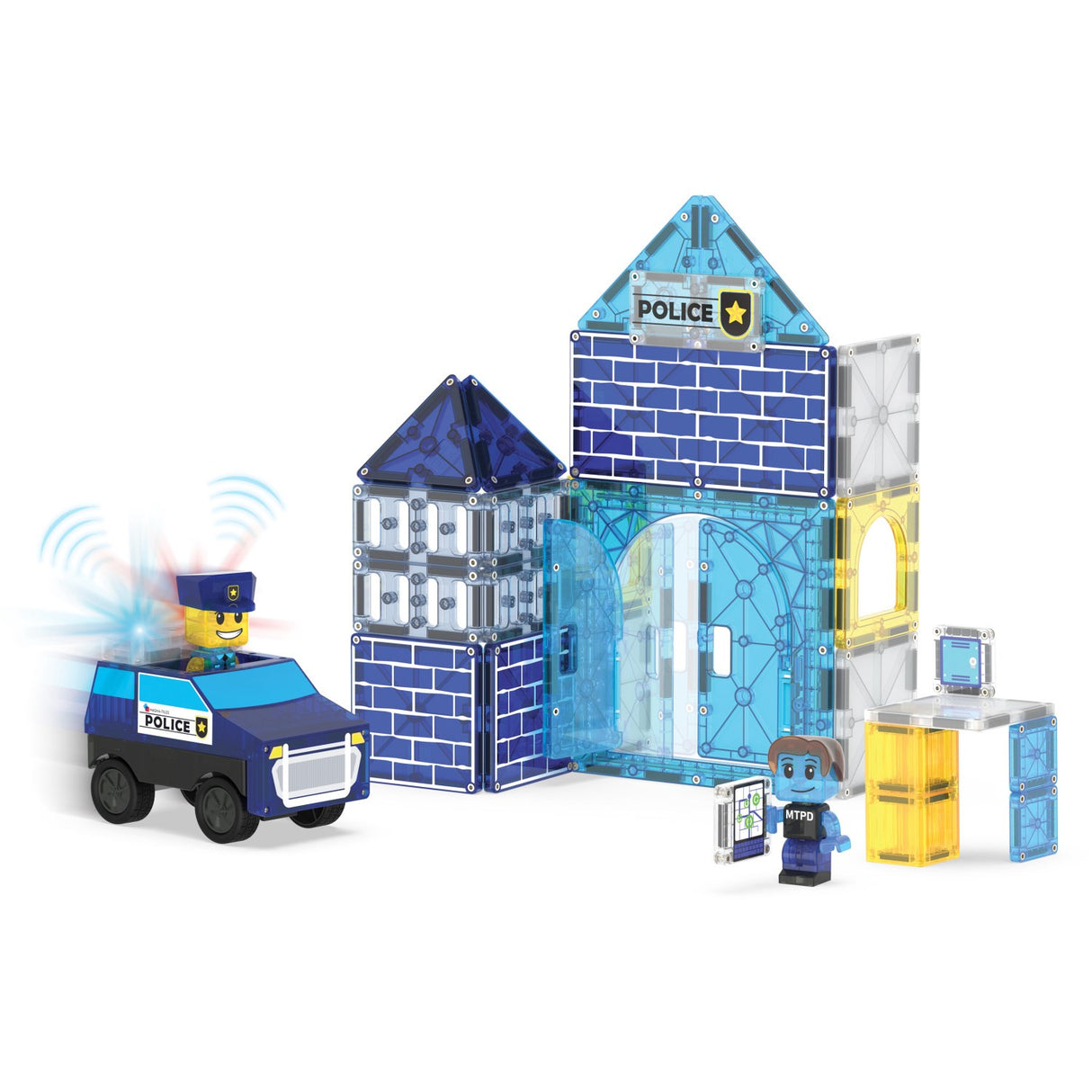 Magna-Tiles® Police Station 35 Pcs