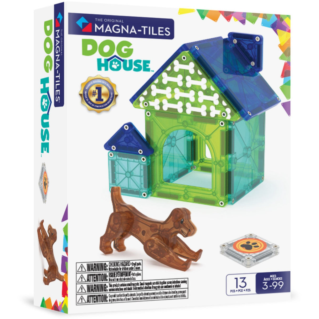 Magna-Tiles® Dog House 13 Pcs
