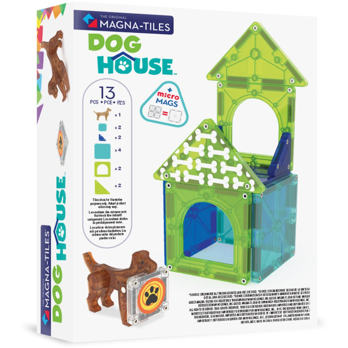 Magna-Tiles® Dog House 13 Pcs
