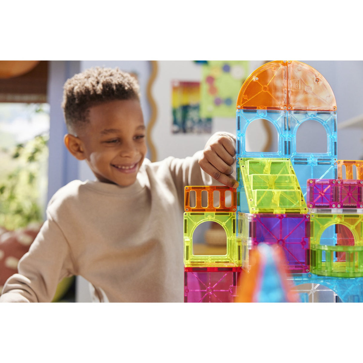 Magna-Tiles® City Center 110 Pcs