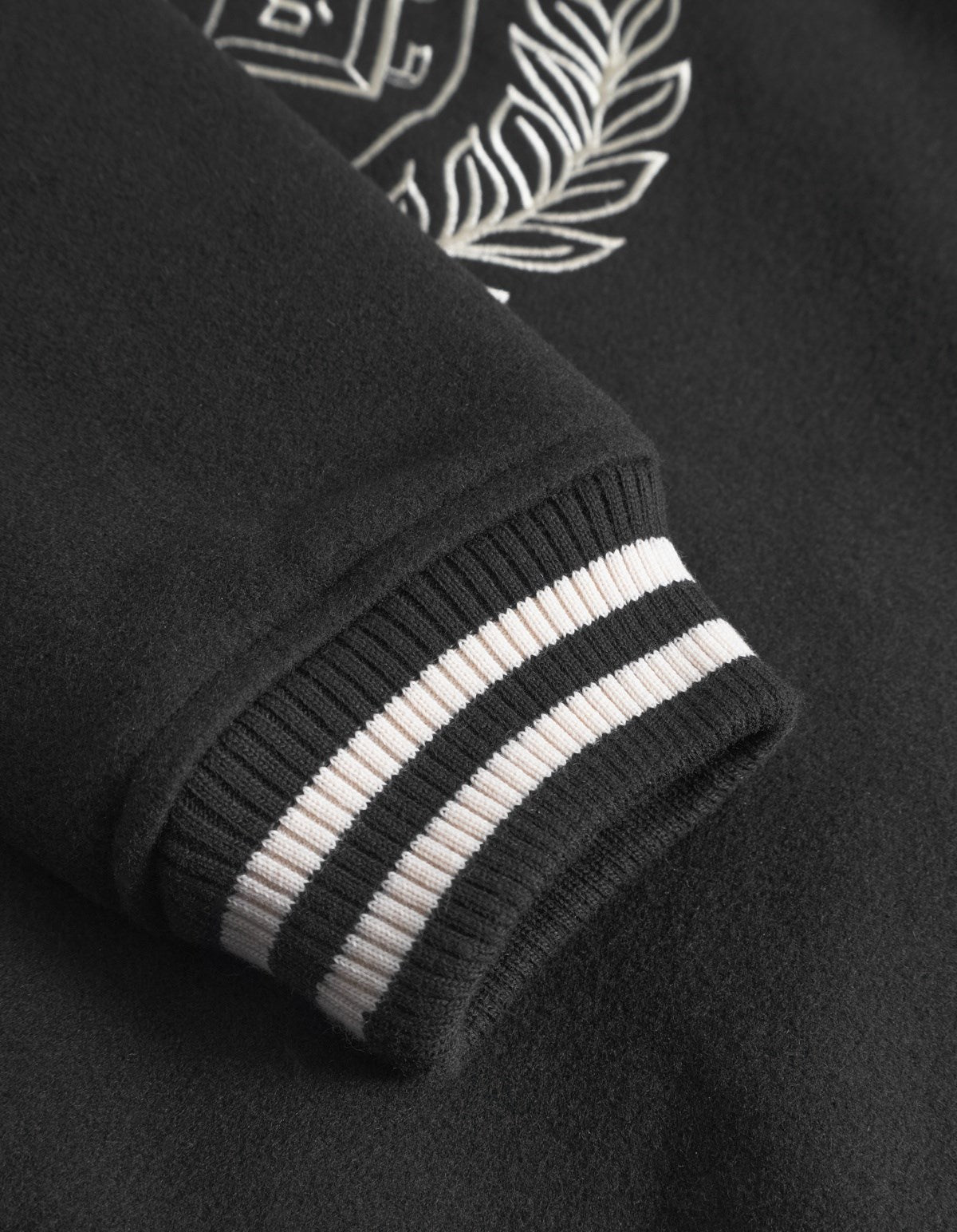 Les Deux Kids Black/Black Yale Uld Varsity Jakke KIDS