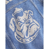 Les Deux Kids Medium Indigo Wash Rally Yale Bulldog Denim Jakke KIDS