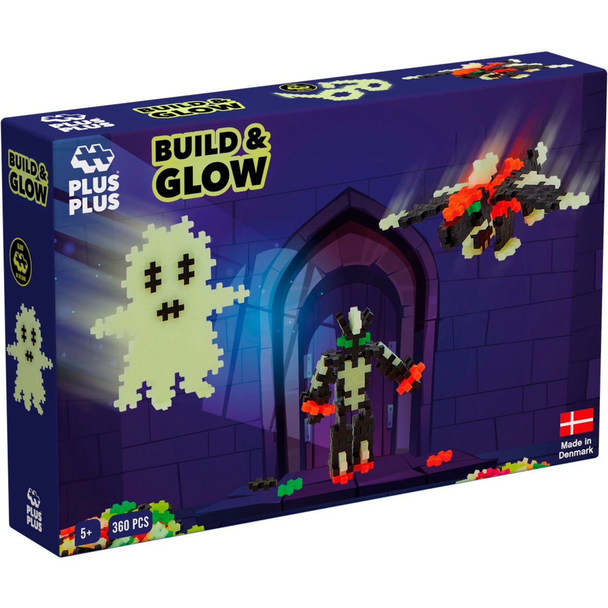 Plus-Plus Build Og Glow - Glow In The Dark / 360 Pcs
