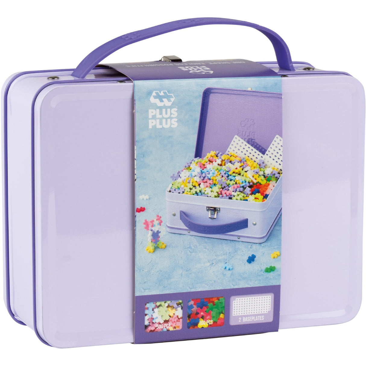 Plus-Plus Kuffert Pastel Metal