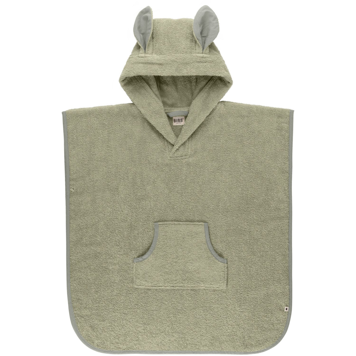 Bibs Sage Kangaroo Poncho Toddler