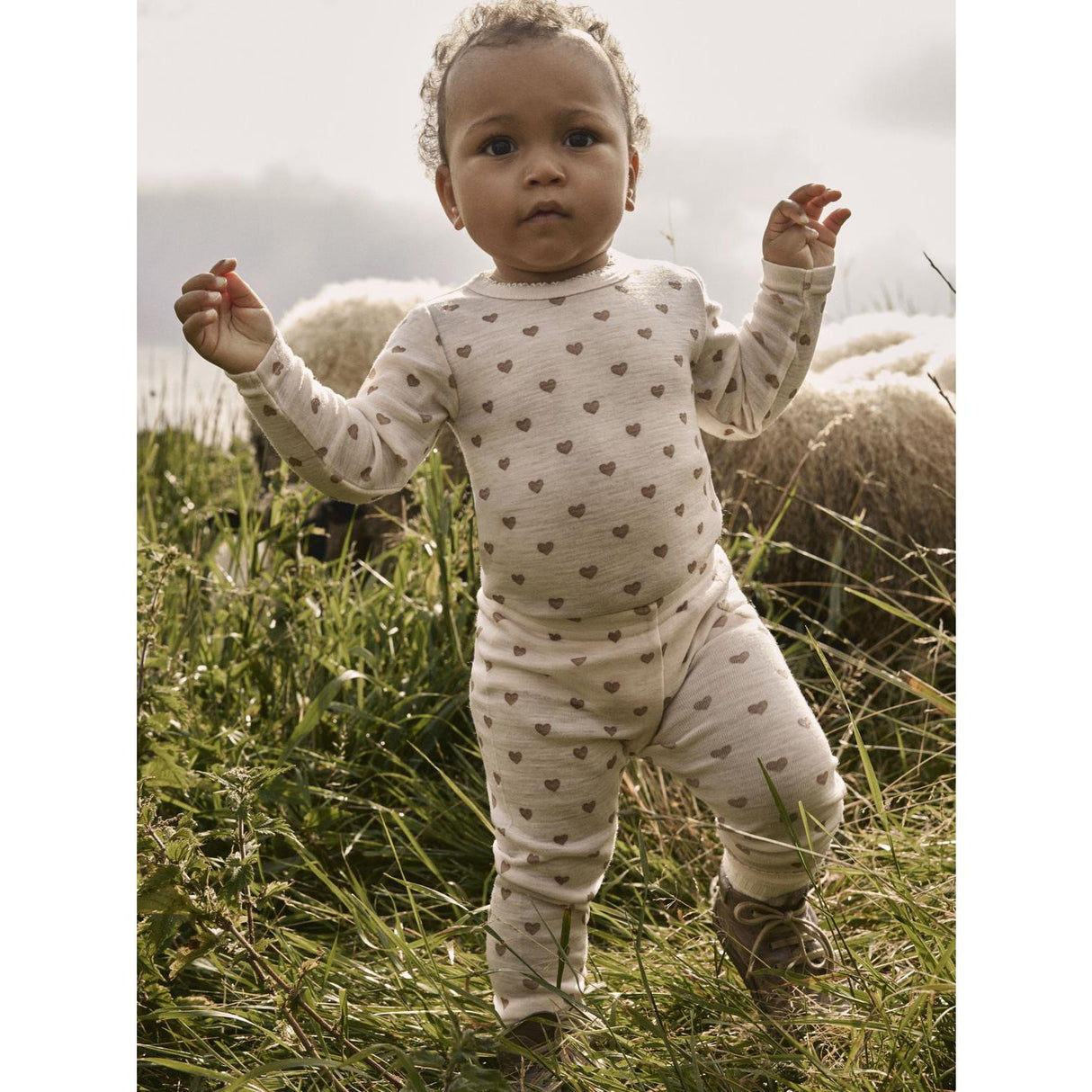 Lil'Atelier Morganite Heart Nbfnoel Nia Uld Ls Slim Body Lil Noos