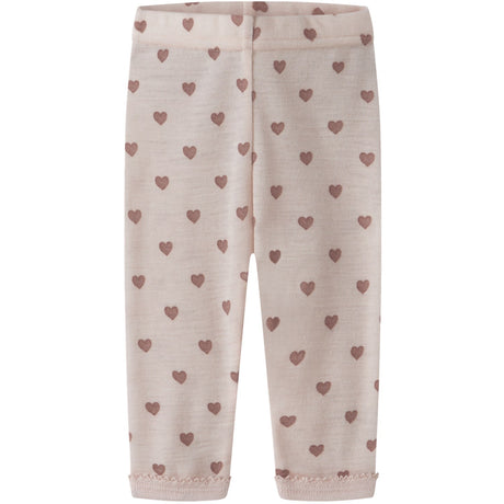 Lil'Atelier Morganite Heart Nbfnoel Nia Uld Slim Leggings Lil Noos