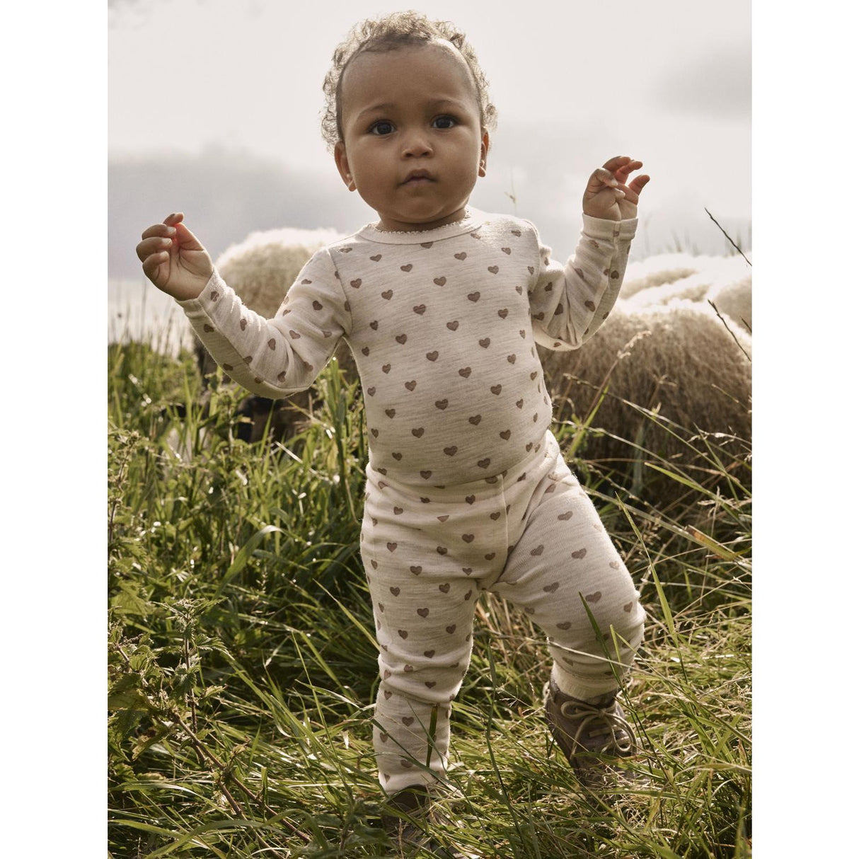 Lil'Atelier Morganite Heart Nbfnoel Nia Uld Slim Leggings Lil Noos