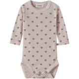 Lil'Atelier Morganite Heart Nbfnoel Nia Uld Ls Slim Body Lil Noos