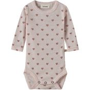Lil'Atelier Morganite Heart Nbfnoel Nia Uld Ls Slim Body Lil Noos