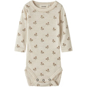 Lil'Atelier Turtledove Flower Nbfnalu Ls Wo/Mo Slim Body Lil Noos