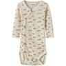 Lil'Atelier Turtledove Cloud Nbnnalu Wo/Mo Ls Slim Slå-om Body Lil