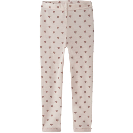 Lil'Atelier Morganite Heart Nmfnoel Nia Uld Slim Leggings Lil