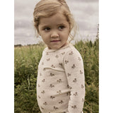 Lil'Atelier Turtledove Flower Nmfnalu Wo/Mo Ls Slim Top Lil