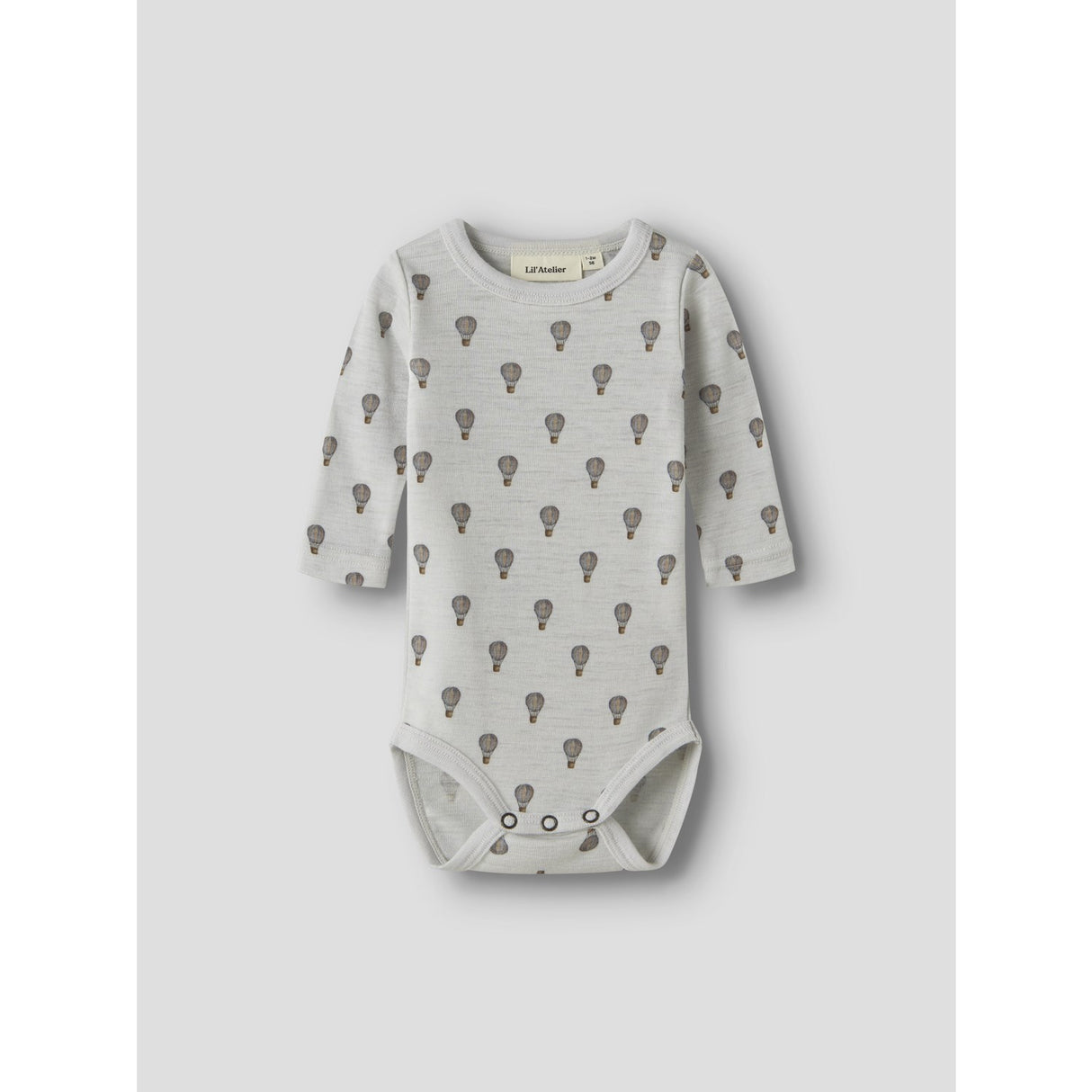 Lil'Atelier Oyster Mushroom Airbaloon Nbmnoel Nor Uld Ls Slim Body Lil