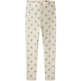 Lil'Atelier Turtledove Flower Nmfnalu Wo/Mo Slim Leggings Lil