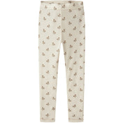 Lil'Atelier Turtledove Flower Nmfnalu Wo/Mo Slim Leggings Lil