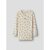 Lil'Atelier Turtledove Fox Nmmnalu Wo/Mo Ls Slim Top Lil