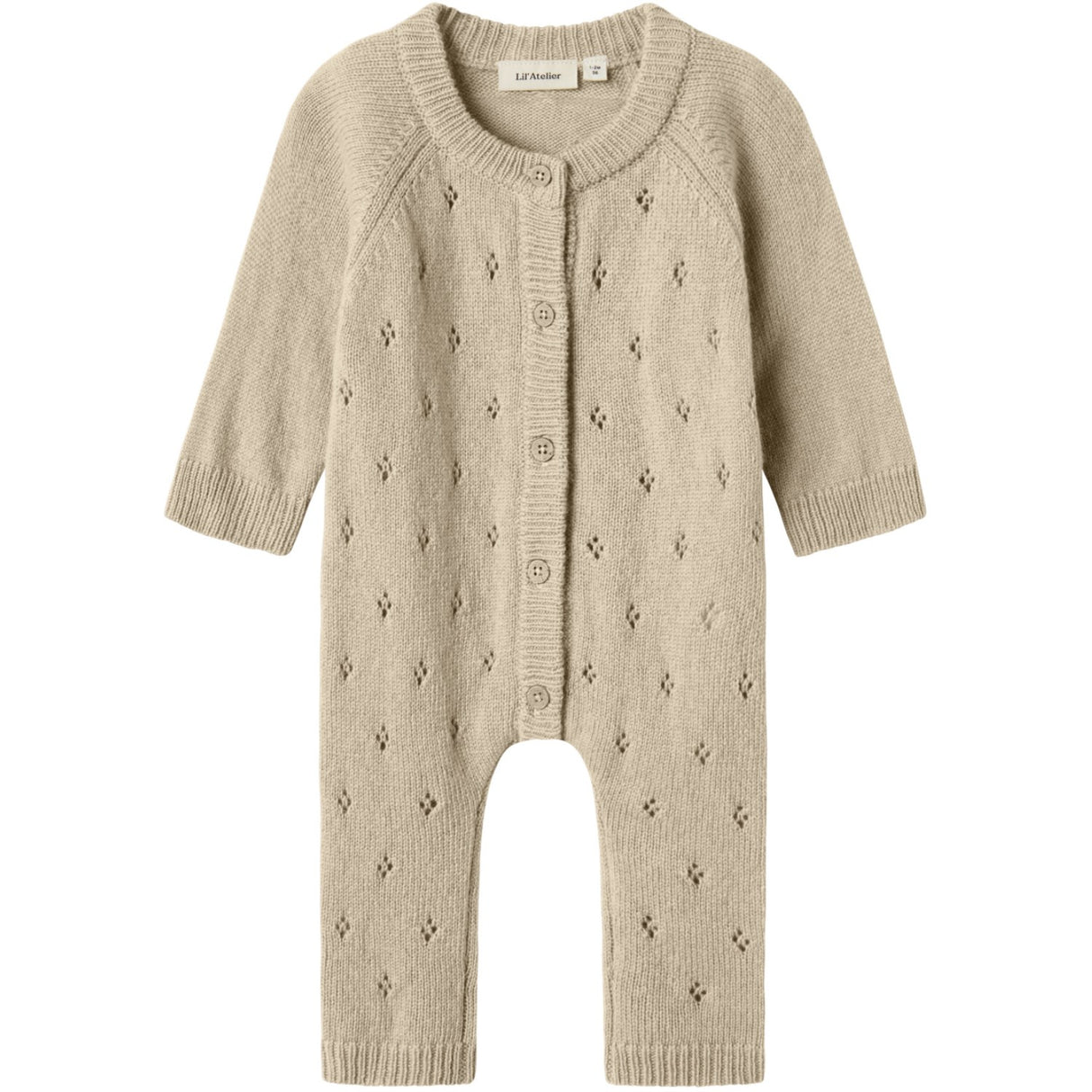 Lil'Atelier Safari Melange Nbnnalio Uld Strik Dragt Lil