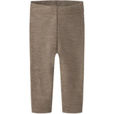 Lil'Atelier Sepia Tint Melange Nbnnester Uld Slim Leggings Lil