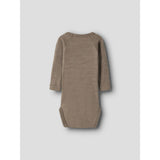 Lil'Atelier Sepia Tint Melange Nbnnester Uld Ls Slim Body Lil