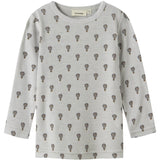 Lil'Atelier Oyster Mushroom Nmmnoel Nor Uld Ls Slim Top Lil
