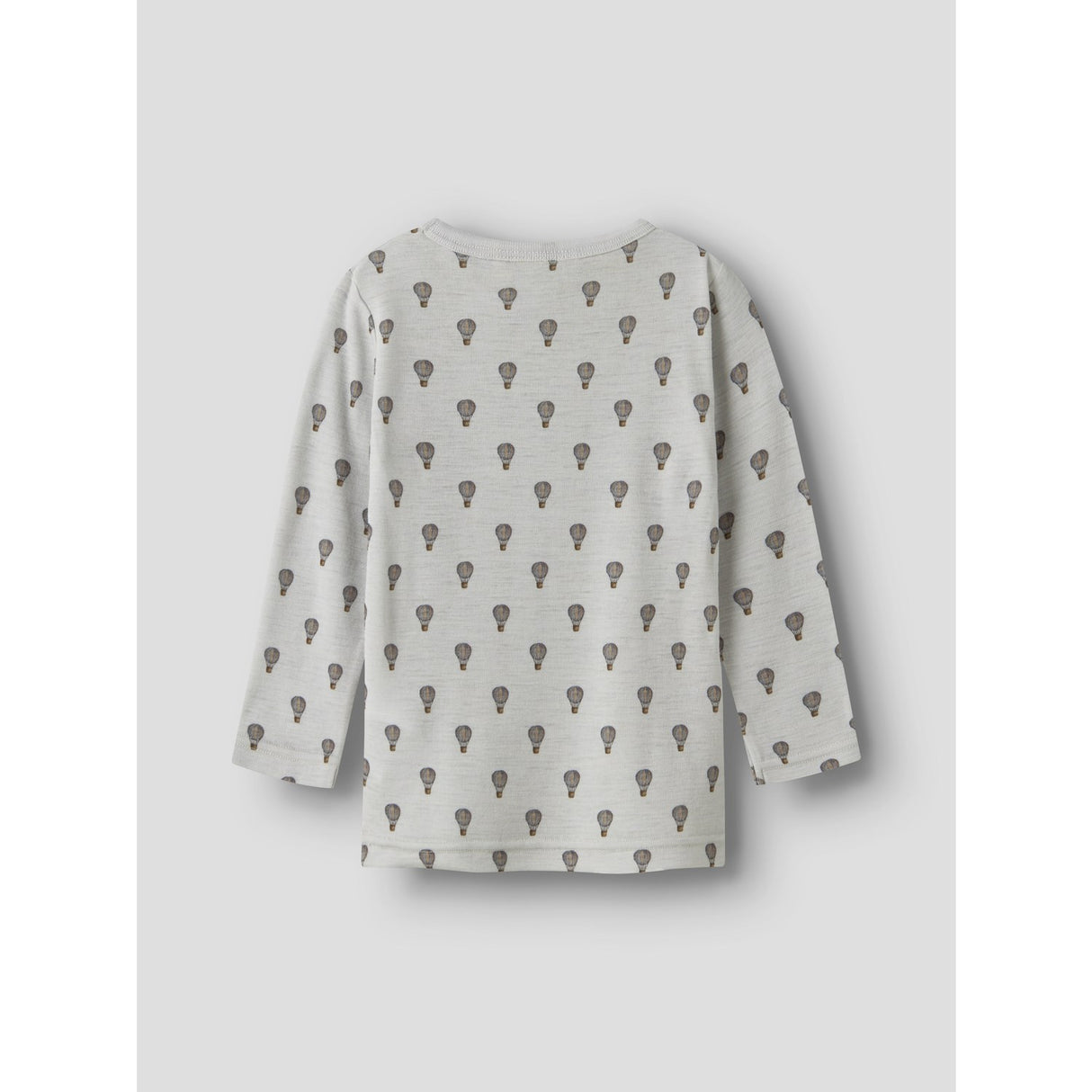 Lil'Atelier Oyster Mushroom Nmmnoel Nor Uld Ls Slim Top Lil