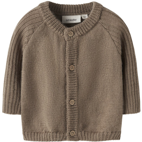 Lil'Atelier Sepia Tint Nbmnomo Noa Uld Ls Strik Card Lil