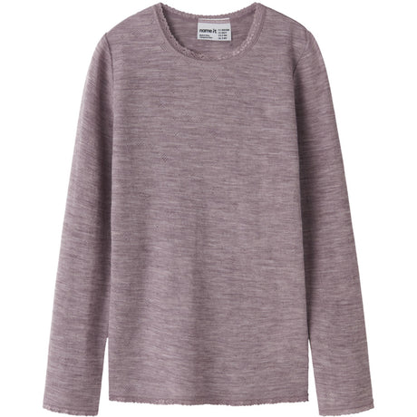 Name It Toadstool Nkfwang Uld Needle Ls Top Solid
