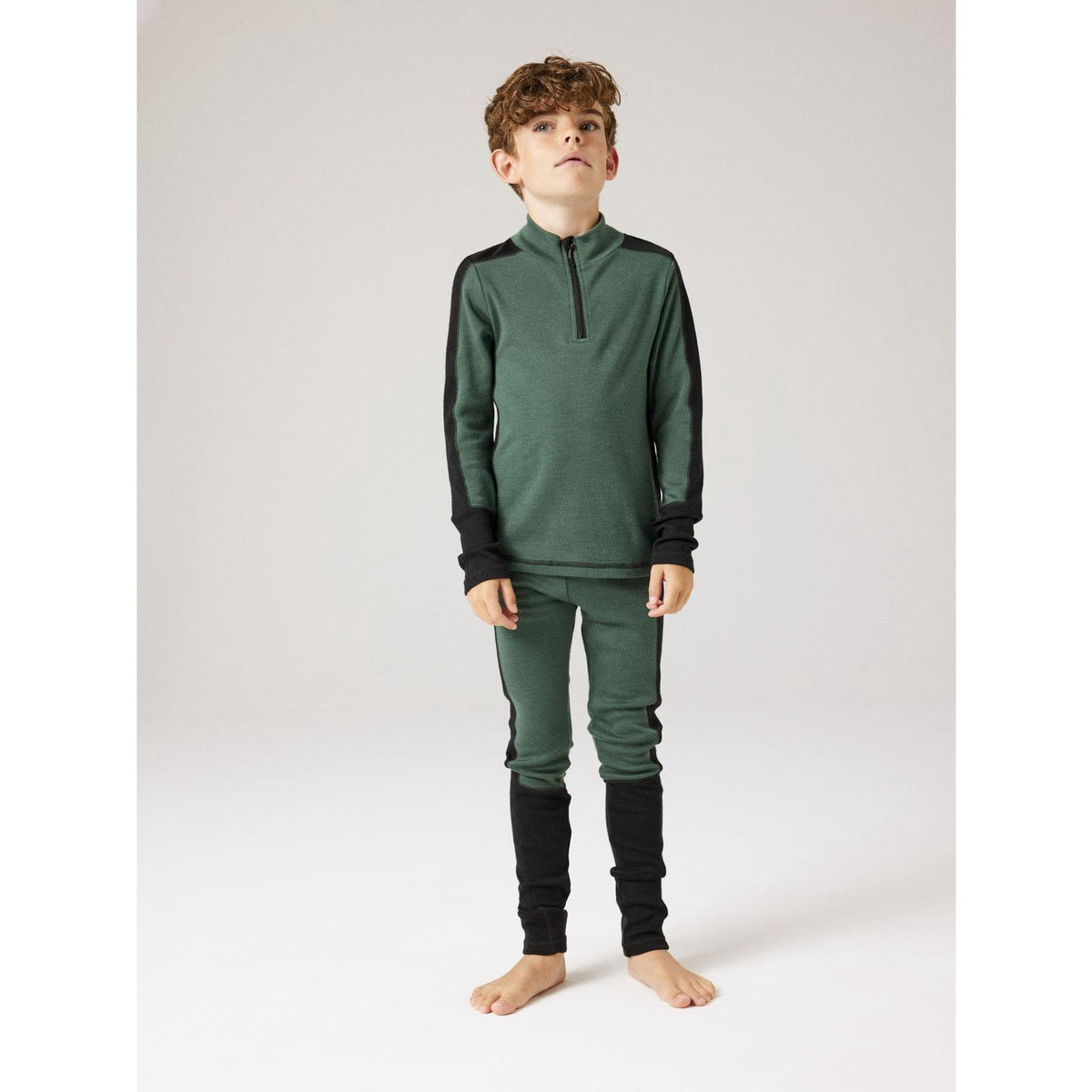 Name It Jungle Green Nkmwillo Uld Longjohn