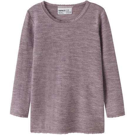 Name It Toadstool Nmfwang Uld Needle Ls Top Solid Noos