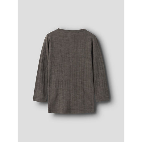 Name It Morel Nmmwang Uld Needle Ls Top Solid Noos