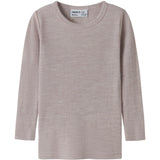 Name It Violet Ice Nmnwax Uld Rib Ls Top Noos