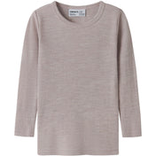 Name It Violet Ice Nmnwax Uld Rib Ls Top Noos