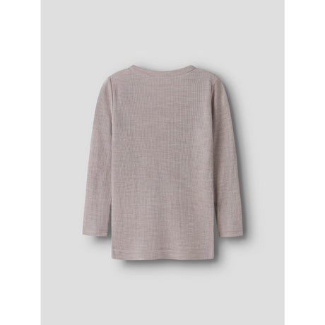 Name It Violet Ice Nmnwax Uld Rib Ls Top Noos