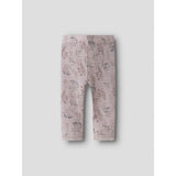 Name It Violet Ice Flowers And Leafs Nbfwang Uld Needle Leggings Noos