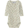Name It Snow White Flowers + Leafs Nbfwang Uld Needle Ls Body Noos