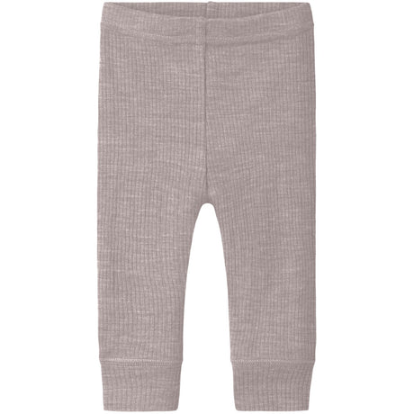 Name It Violet Ice Nbnwax Uld Rib Leggings Noos