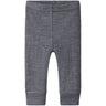 Name It Folkstone Gray Nbnwax Uld Rib Leggings Noos