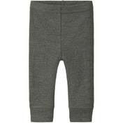 Name It Mulled Basil Nbnwax Uld Rib Leggings Noos