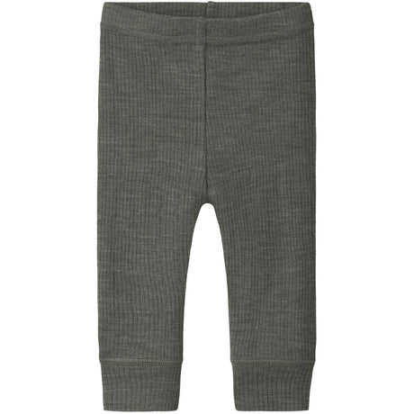 Name It Mulled Basil Nbnwax Uld Rib Leggings Noos