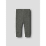 Name It Mulled Basil Nbnwax Uld Rib Leggings Noos