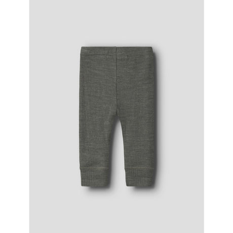 Name It Mulled Basil Nbnwax Uld Rib Leggings Noos