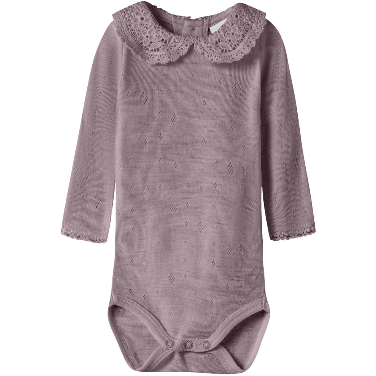 Name It Toadstool Nbfwang Uld Needle Ls Body W/Collar