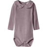 Name It Toadstool Nbfwang Uld Needle Ls Body W/Collar