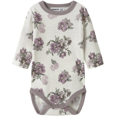 Name It Snow White Flower Bouquet Nbfwillitus Uld Ls Body